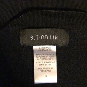B Darlin Juniors Three-Quarter-Sleeve Shrug